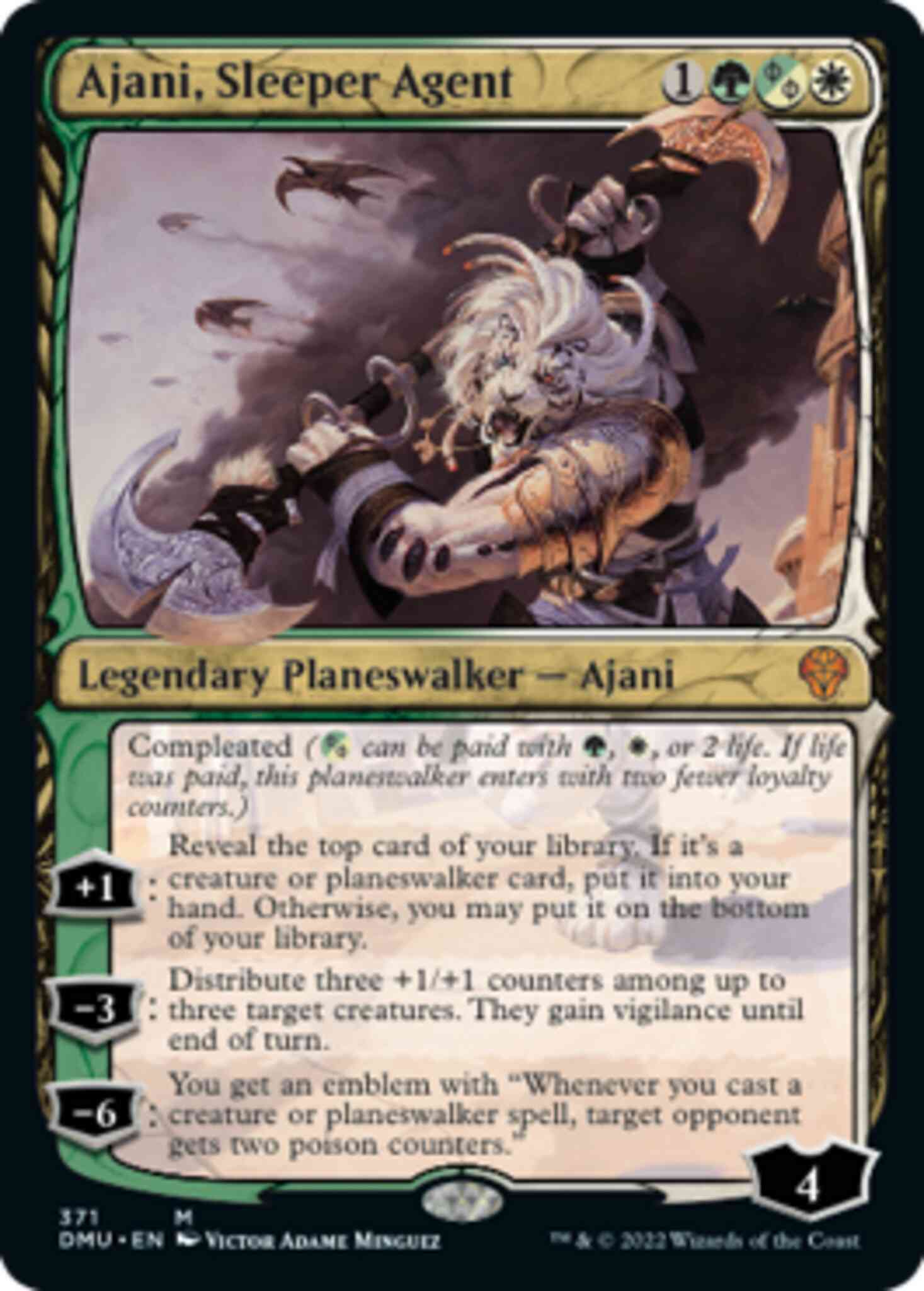 Ajani, Sleeper Agent [371] [Phyrexian Showcase] [Dominaria United] [Non-Foil]