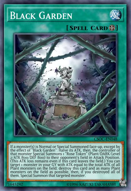 Black Garden - CSOC-EN048 - Super Rare - Unlimited