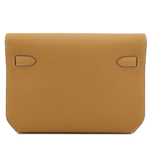 HERMÈS Kelly depeches 25 Natural Sable (21) Togo Palladium hardware