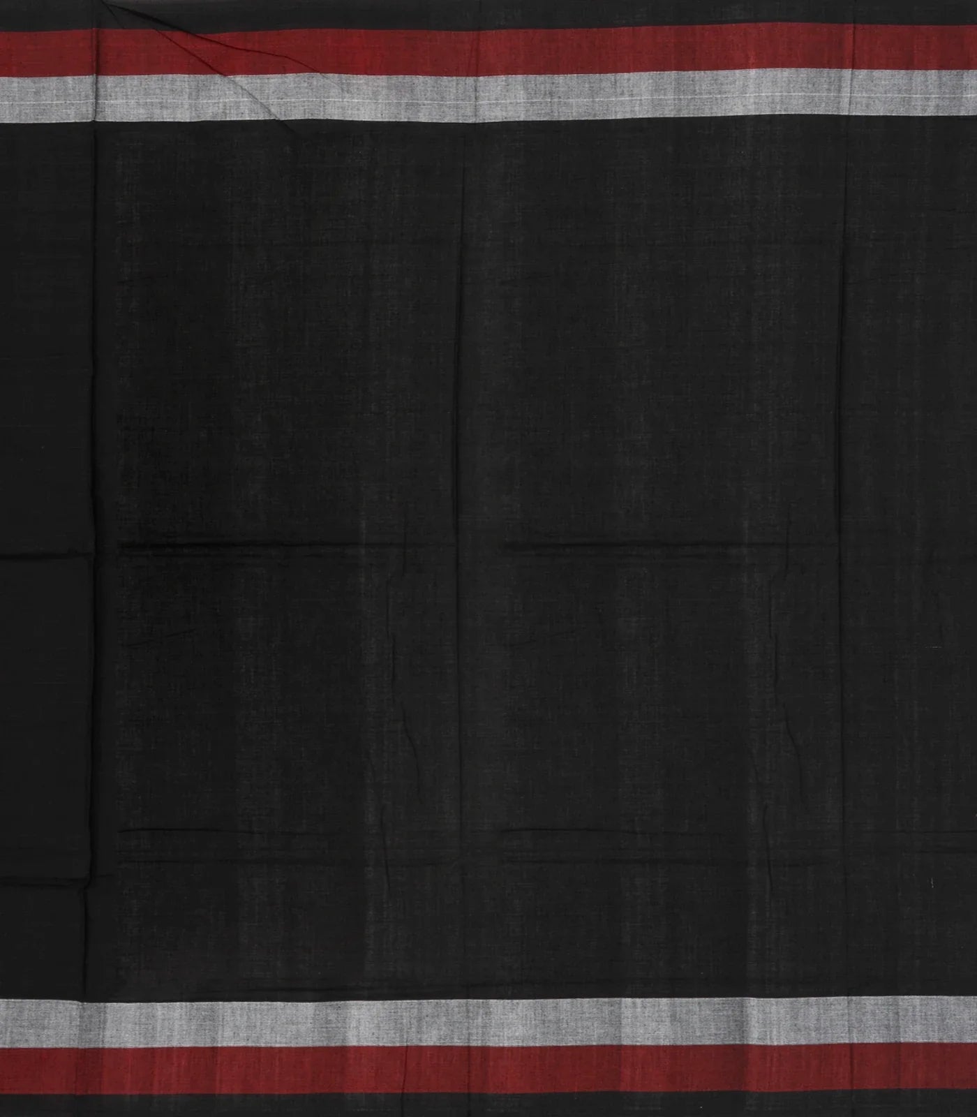 Midnight Blue Orissa Cotton Saree With Tie & Dye And Temple Border Motifs