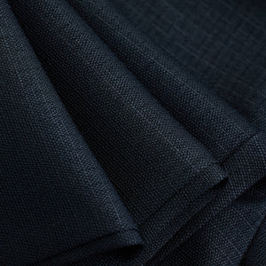 Navy Self-Design Slim Fit Trousers