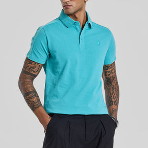 Believe Turquoise Polo T-Shirt