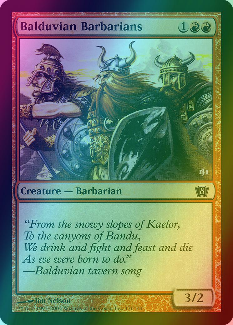 Balduvian Barbarians [176x] [Eighth Edition] [Foil]