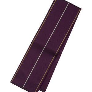 Magenta Handloom Kanchipuram Silk Saree With Stripes