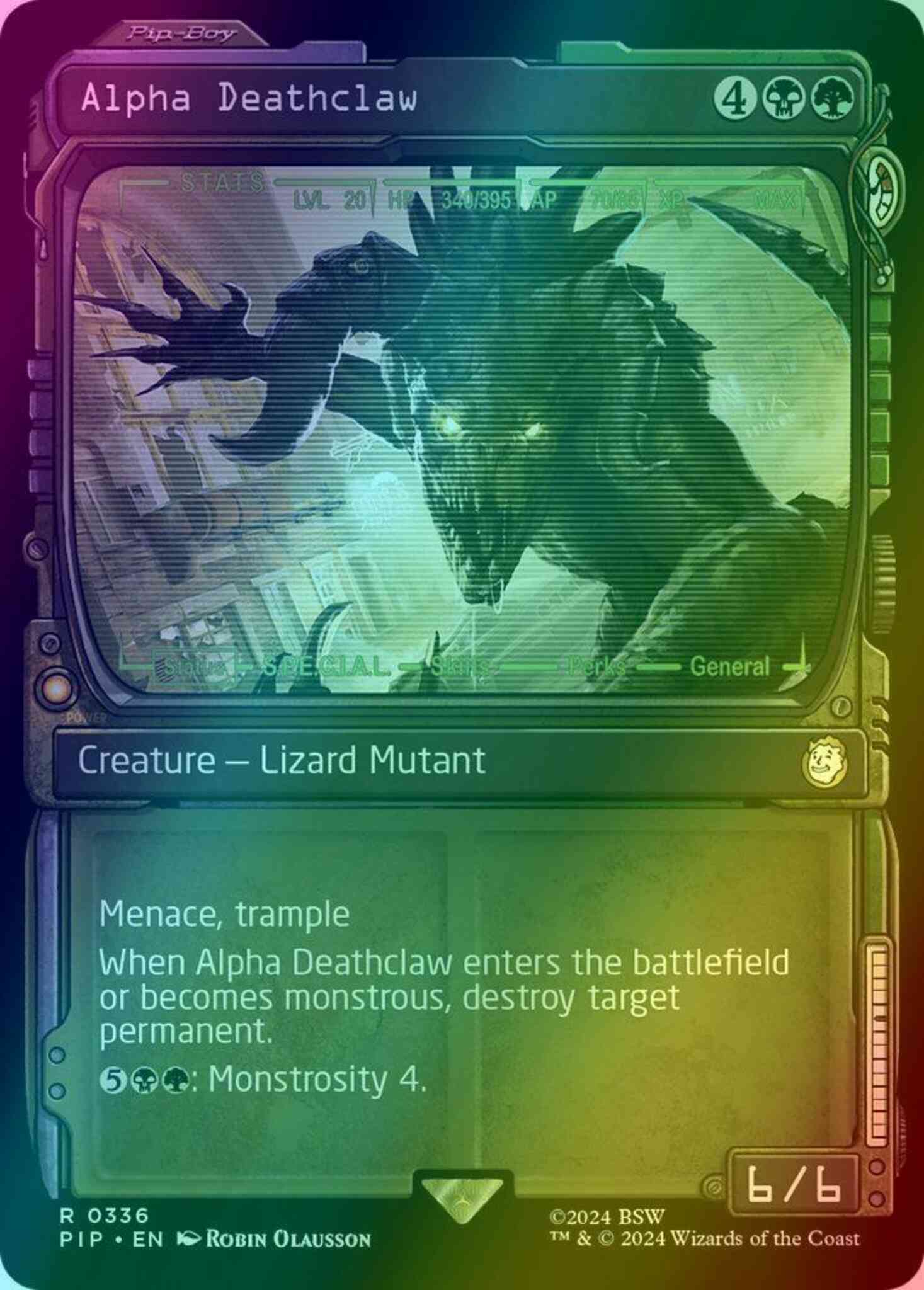 Alpha Deathclaw [336] [Pip-Boy Showcase] [Fallout] [Foil]