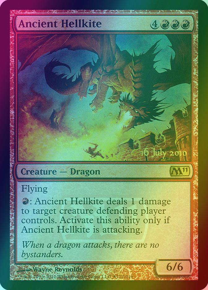 Ancient Hellkite [122] [Magic 2011 Promos] [Foil]