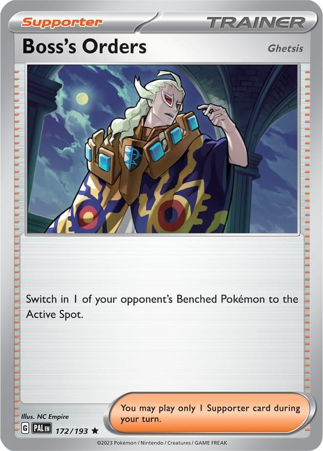 Boss's Orders [Ghetsis] - 172/193 - Promo [Build & Battle Box] [sv02msp-172] [Non-Holo]