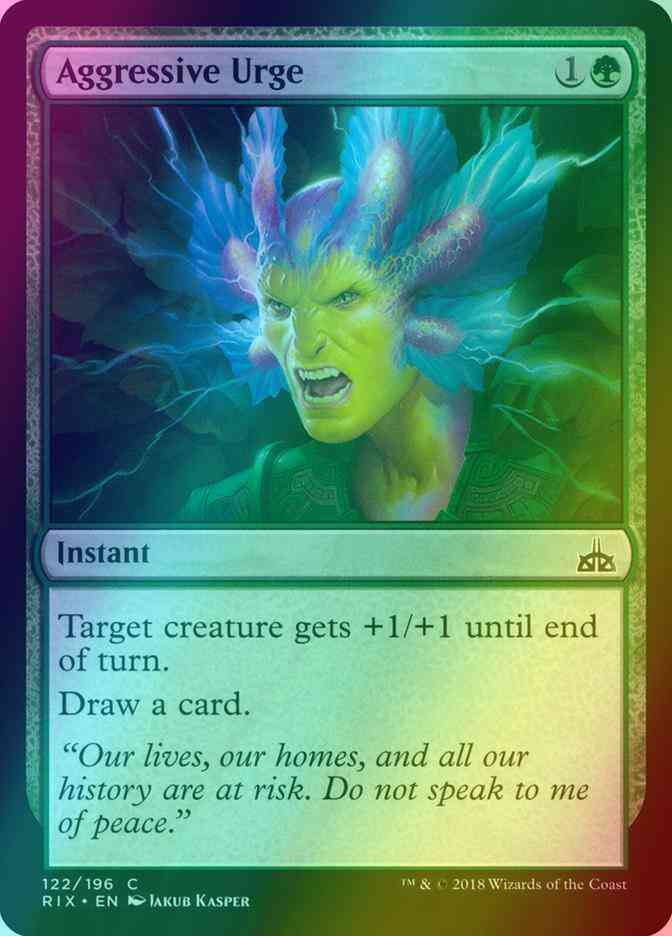 Aggressive Urge [122] [Rivals of Ixalan] [Foil]