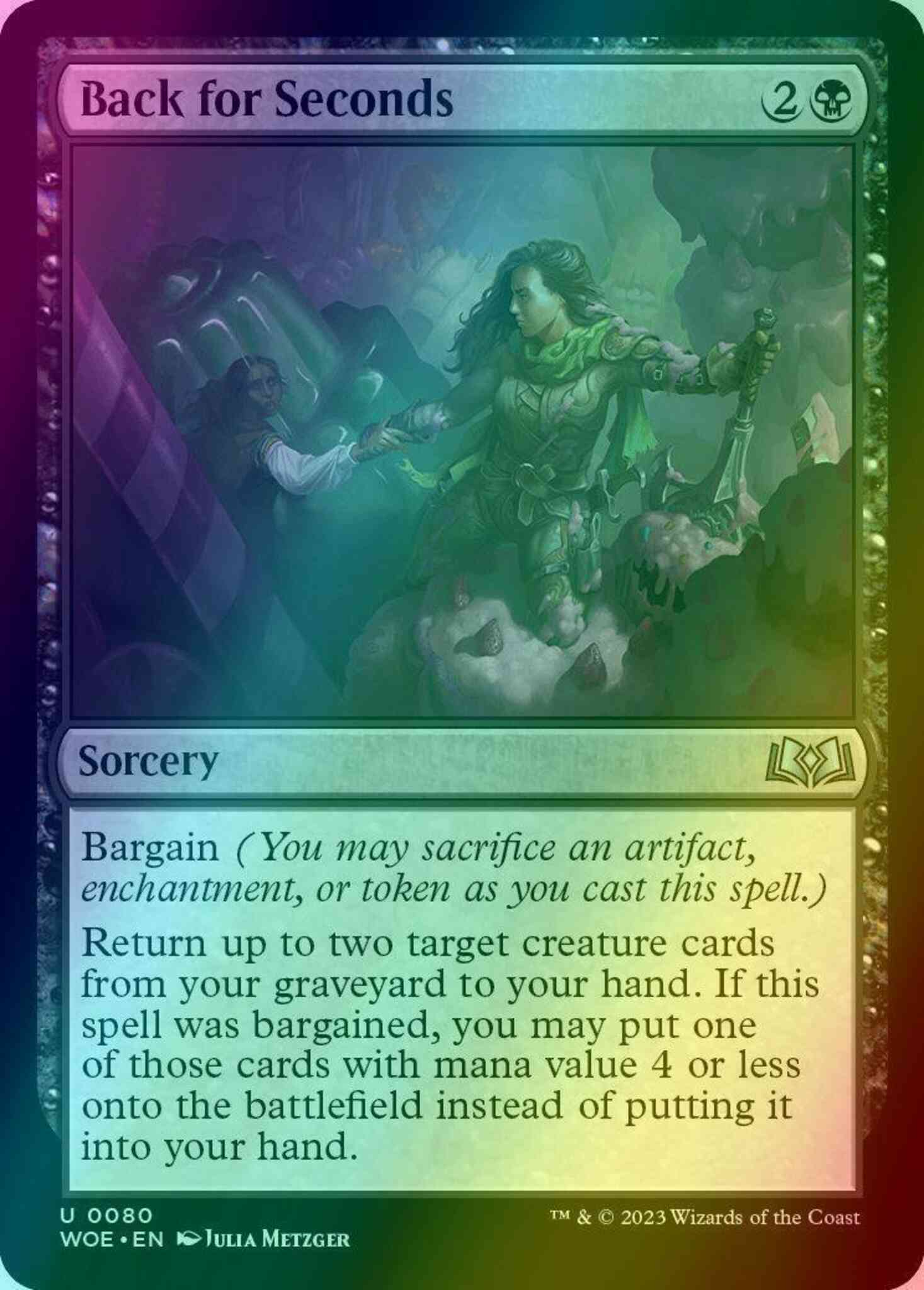 Back for Seconds [80] [Wilds of Eldraine] [Foil]
