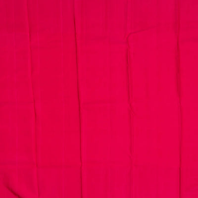 Mustard Handloom Kanchipuram Silk Saree With Abstract Stripes