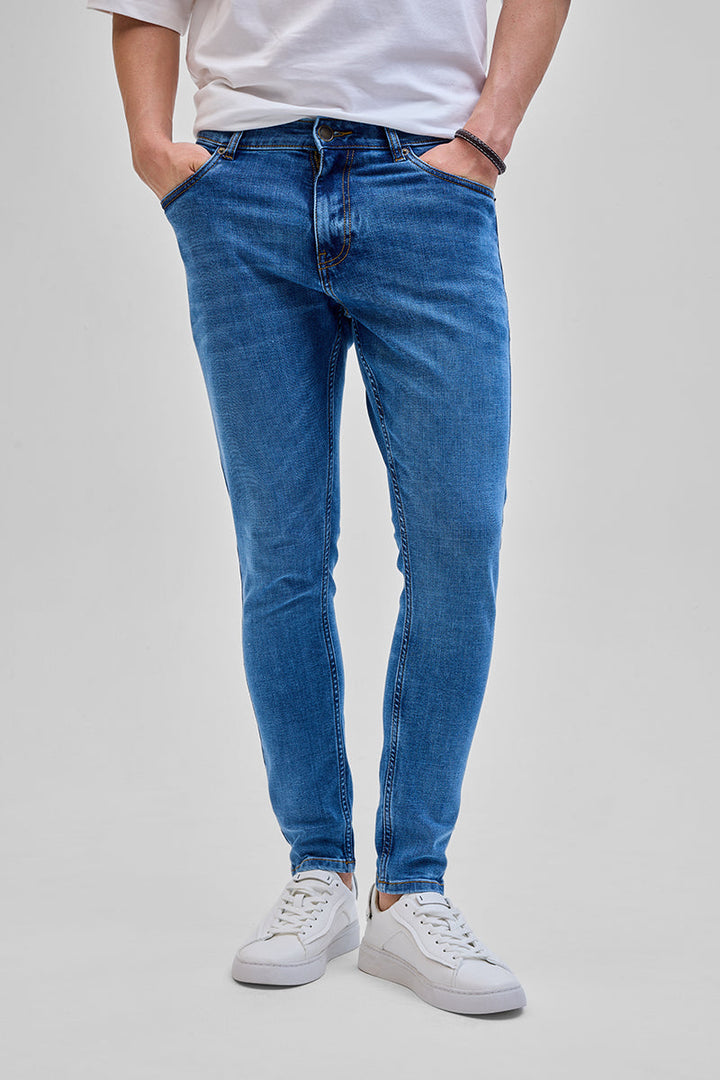 Blue Skinny Fit Jeans