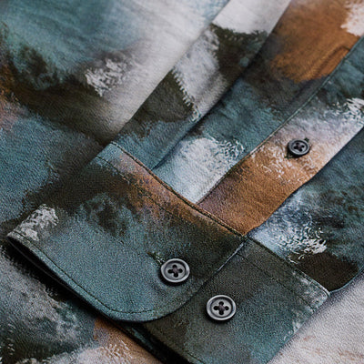 Multi Textured Abstract Shirt