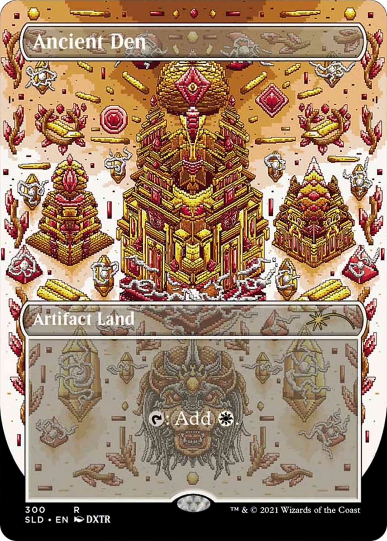 Ancient Den [0300] [Borderless] [Mirrodinsanity] [Secret Lair Drop] [Non-Foil]