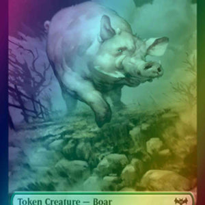 Boar Token (12) // Insect Token (13) [Innistrad: Crimson Vow: Tokens] [Foil]
