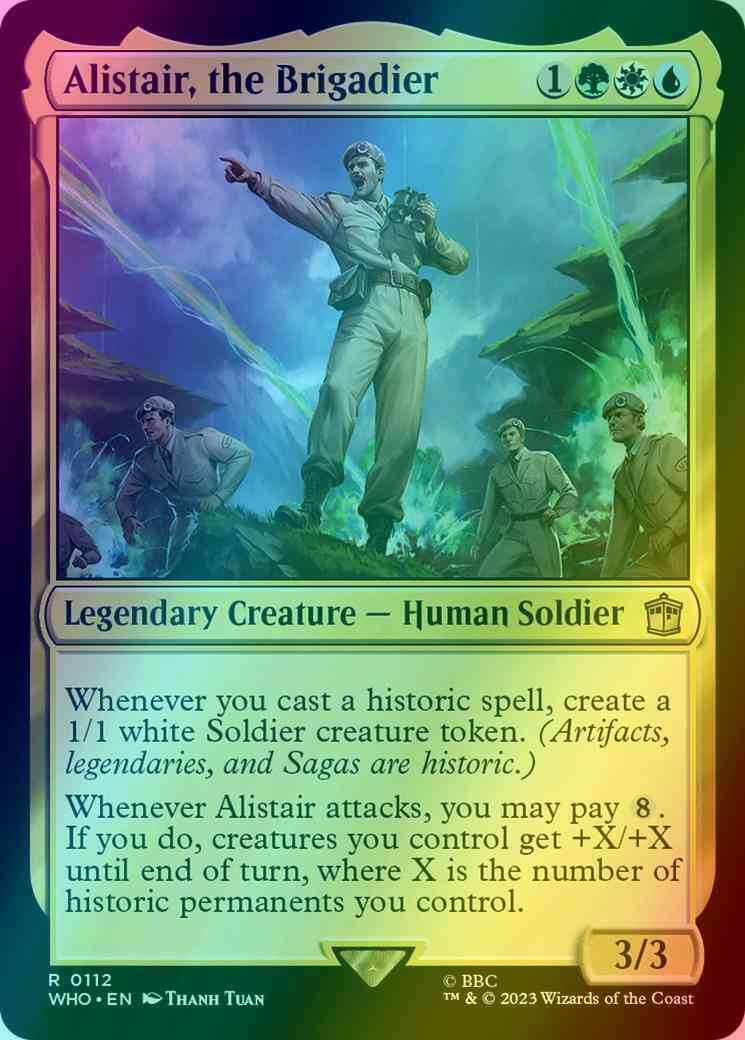 Alistair, the Brigadier [112] [Universes Beyond: Doctor Who] [Foil]