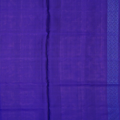 Magenta Handloom Soft Silk Saree With Floral Zari Butta -Magenta