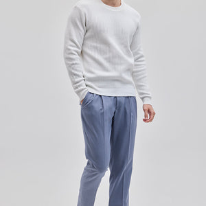 White Knitted Sweater
