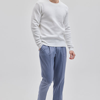 White Knitted Sweater