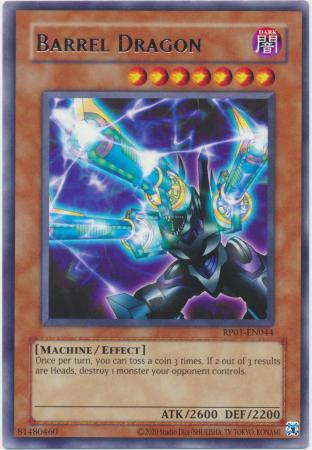 Barrel Dragon - 2020 Date Reprint - RP01-EN044 - Rare - Unlimited