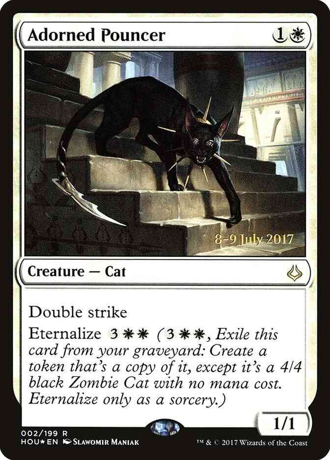 Adorned Pouncer [2s] [Hour of Devastation Promos] [Foil]
