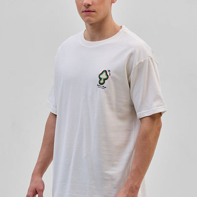 Toadstool White Oversized T-Shirt