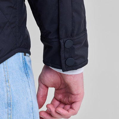 Black Double Pocket Relaxed Fit Jacket