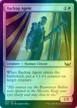 Backup Agent [2] [Streets of New Capenna] [Foil]