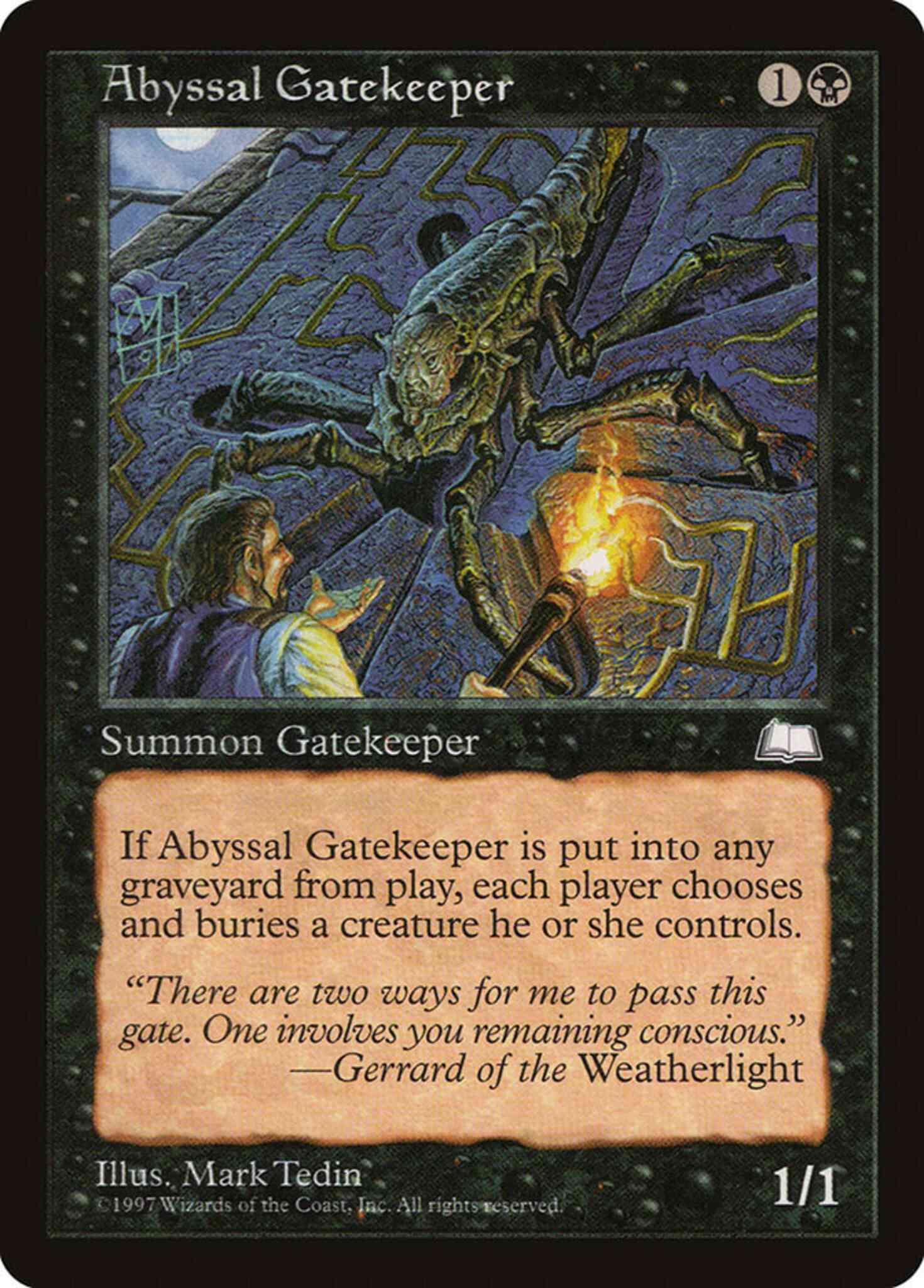 Abyssal Gatekeeper [59] [Weatherlight] [Non-Foil]
