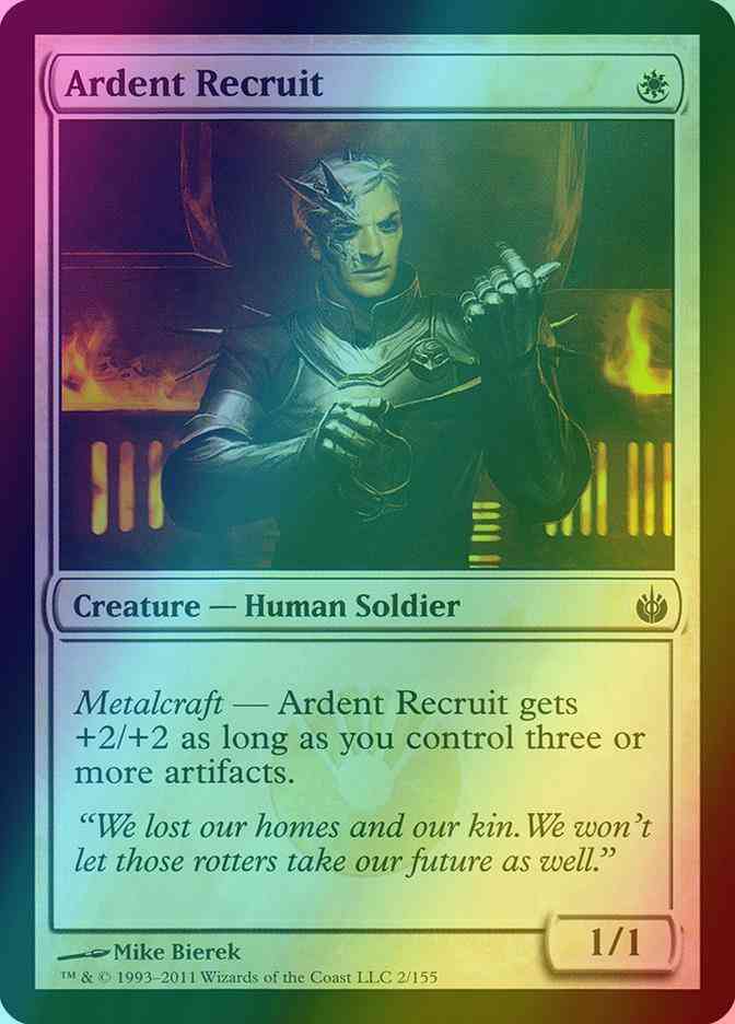Ardent Recruit [2] [Mirrodin Besieged] [Foil]