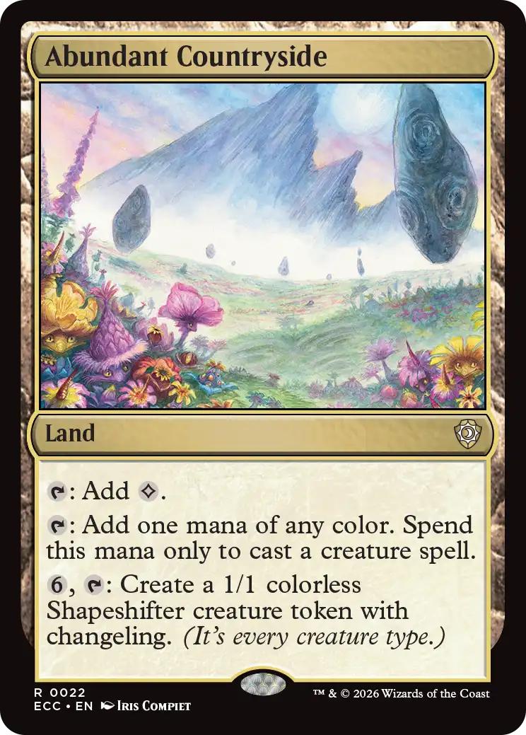 Abundant Countryside [22] [Lorwyn Eclipsed: Commander] [Non-Foil]
