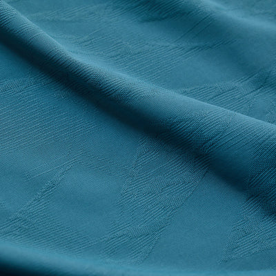 Teal Textured Stitchless Polo T-Shirt