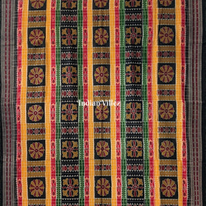 Multicolor Utkal Laxmi Sambalpuri Cotton Saree