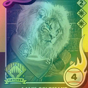 Ajani Goldmane // Ajani Goldmane [1453] [Borderless] [Magic: The Baseballing] [Secret Lair Drop] [Foil]