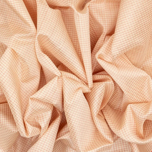 White Handloom Silk Cotton Saree With Checks