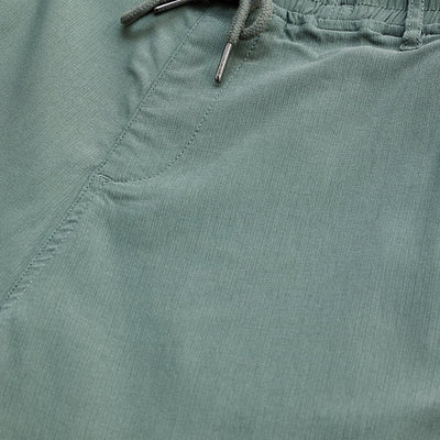 Olive Plain Slim Fit Trousers