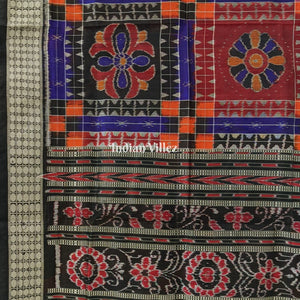 Multicolor Utkal Laxmi Pure Sambalpuri Silk Saree