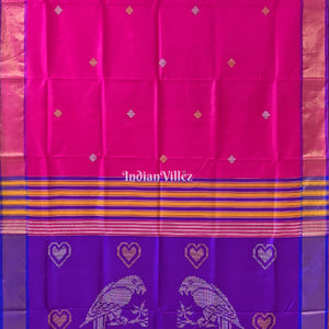 Violet Rani Handwoven Soft Silk Saree
