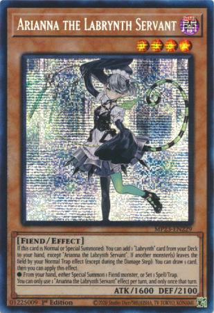 Arianna the Labrynth Servant - MP23-EN229 - Prismatic Secret Rare - 1st Edition