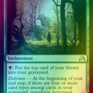 Autumnal Gloom // Ancient of the Equinox [194] [Shadows over Innistrad] [Foil]