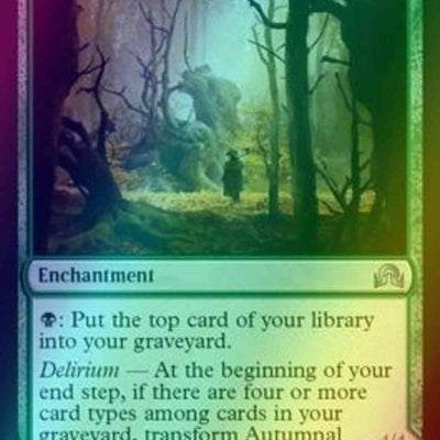 Autumnal Gloom // Ancient of the Equinox [194] [Shadows over Innistrad] [Foil]