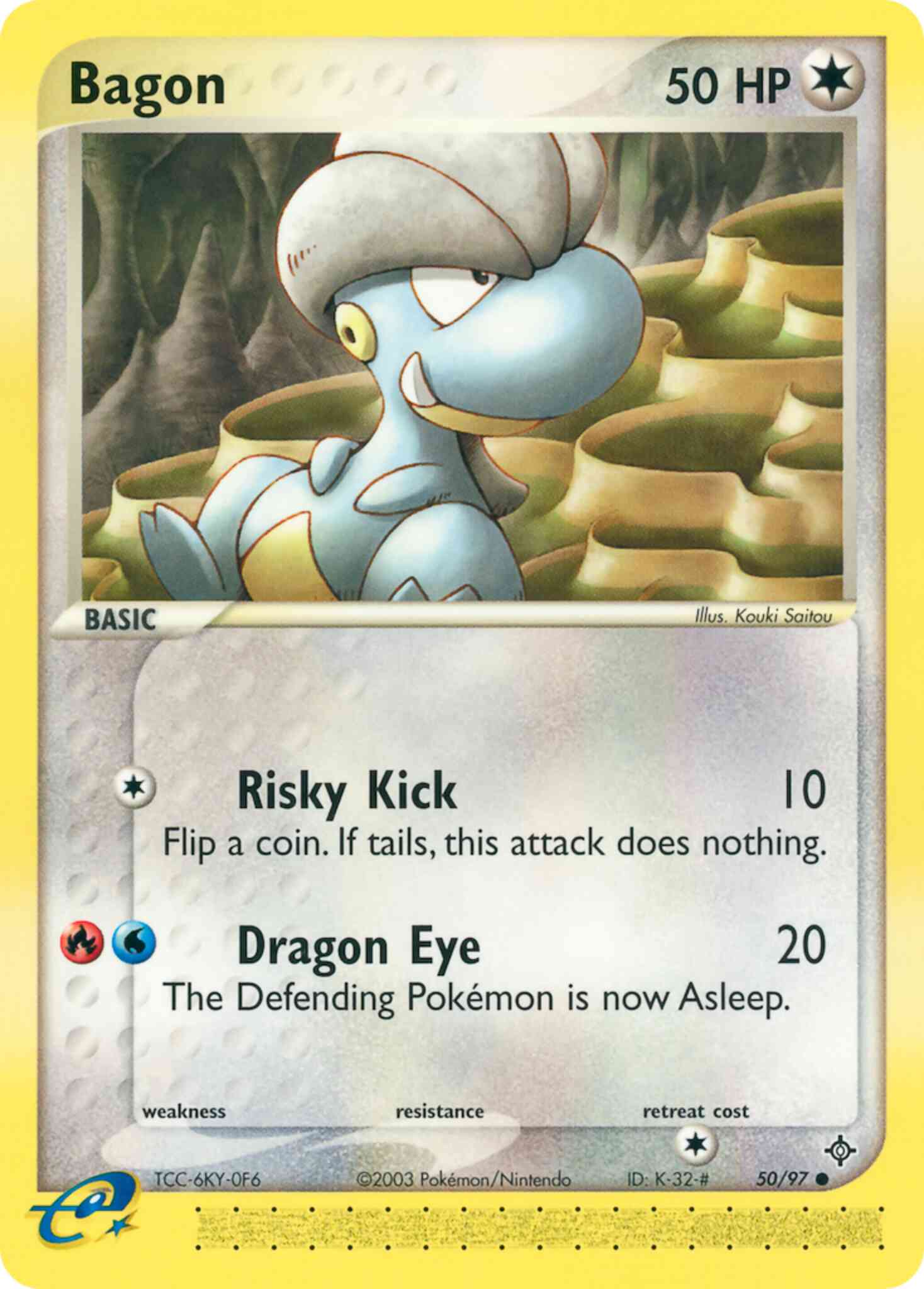 Bagon - 50/97 - Common [ex3-50] [Non-Holo]