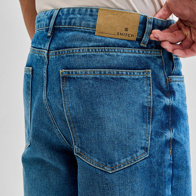 Blue Loose Fit Jeans