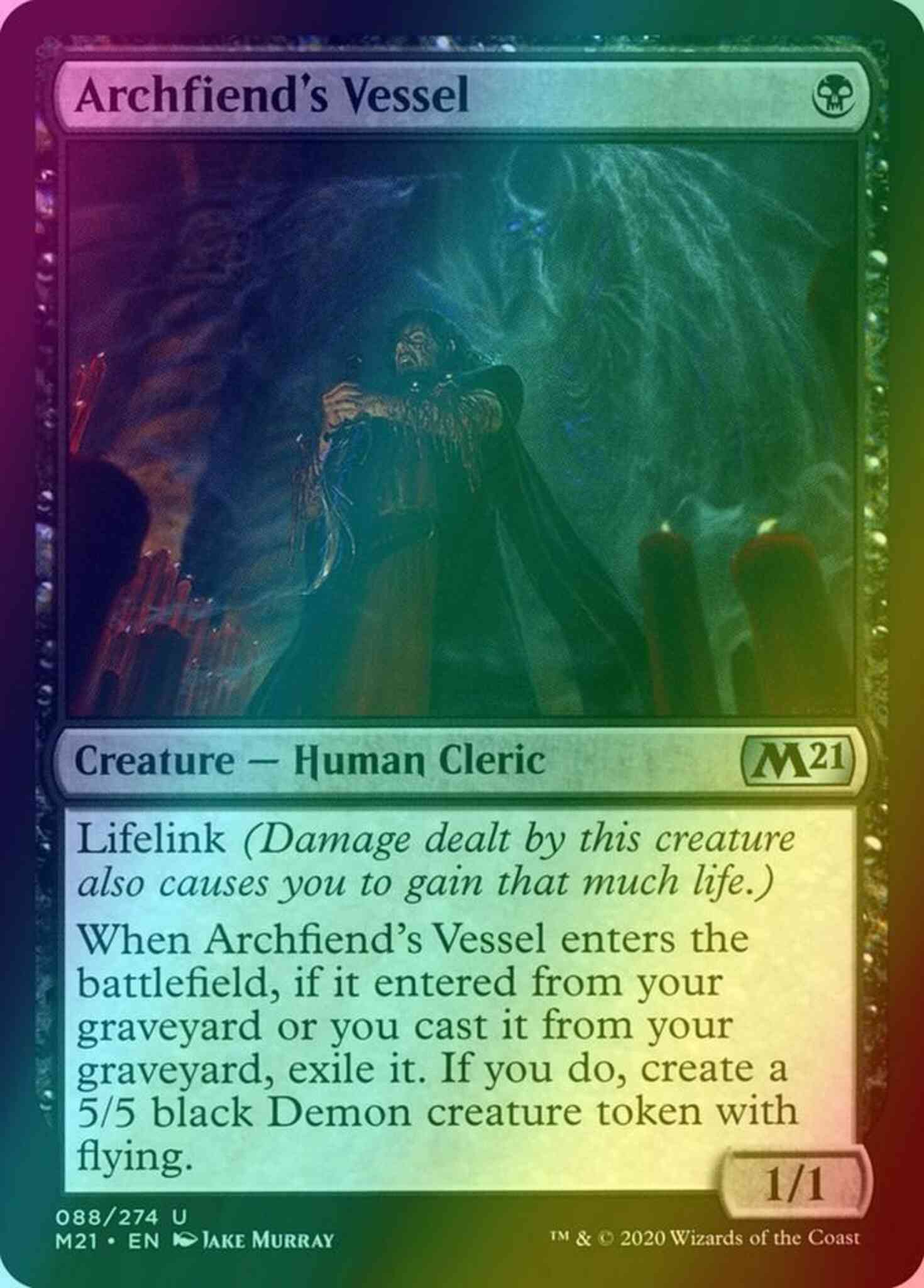 Archfiend's Vessel [88] [Core Set 2021] [Foil]