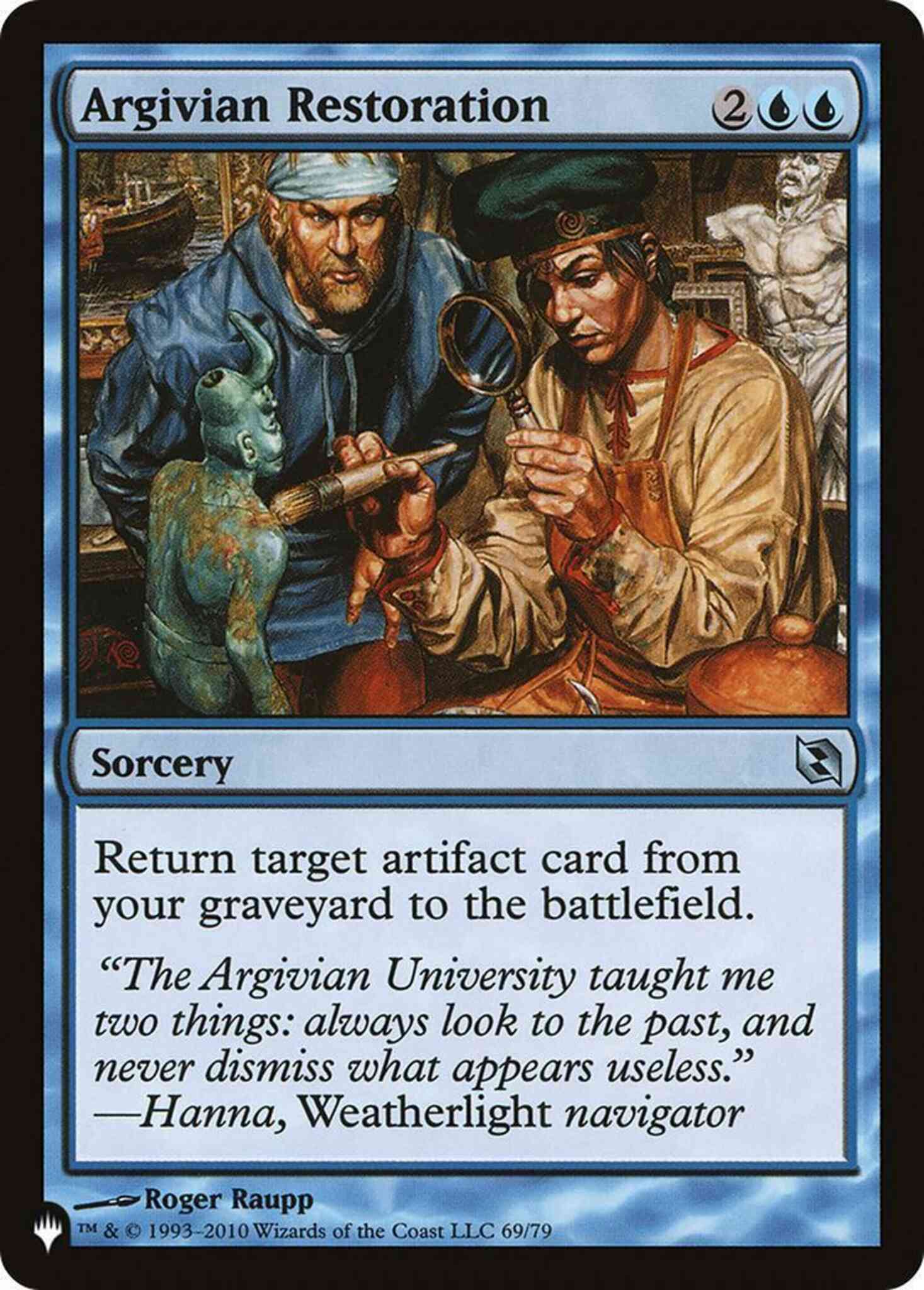 Argivian Restoration [DDF-69] [The List] [Non-Foil]