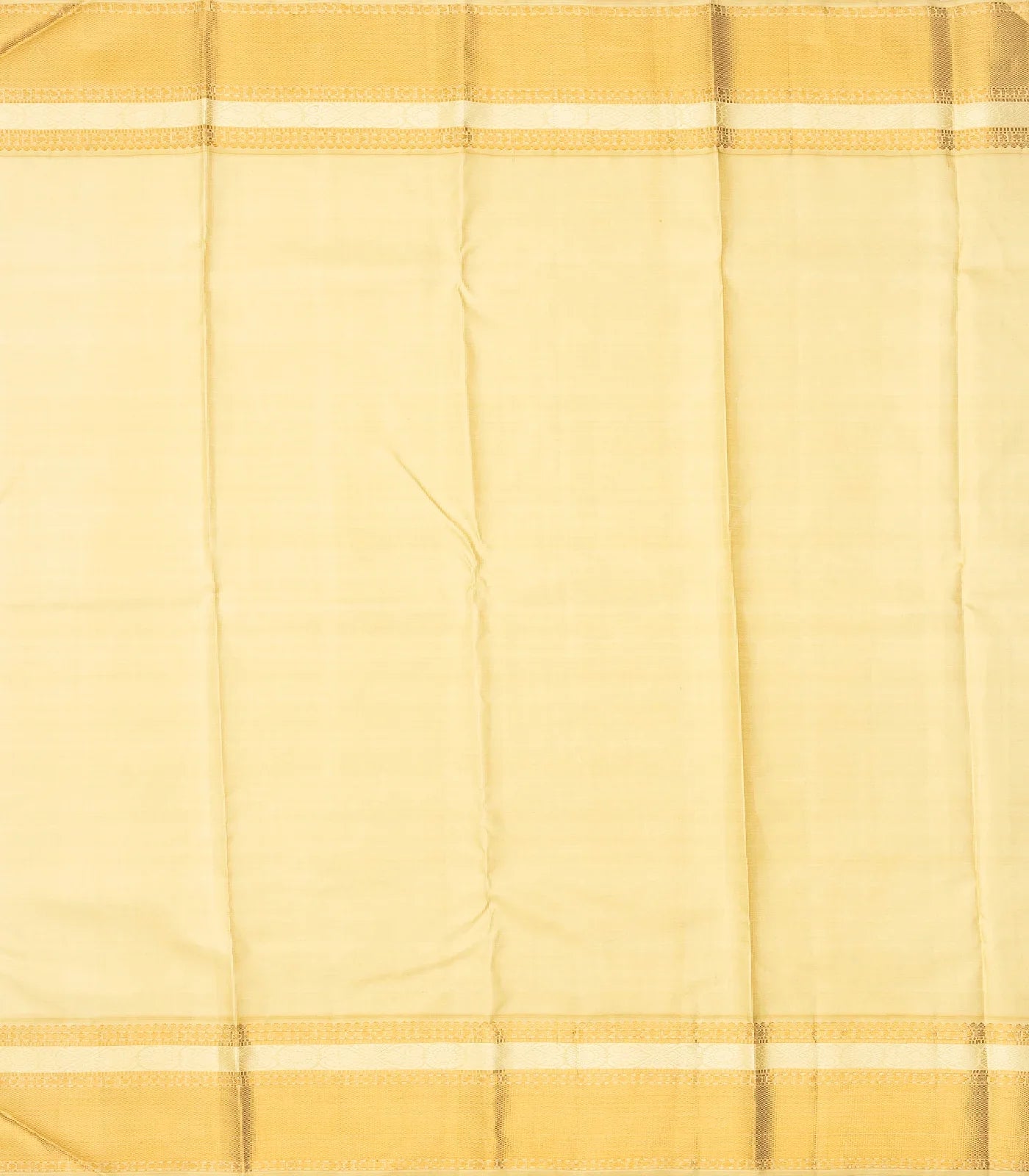 Crimson Handloom Kanchipuram Korvai Silk Saree With Floral Stripes