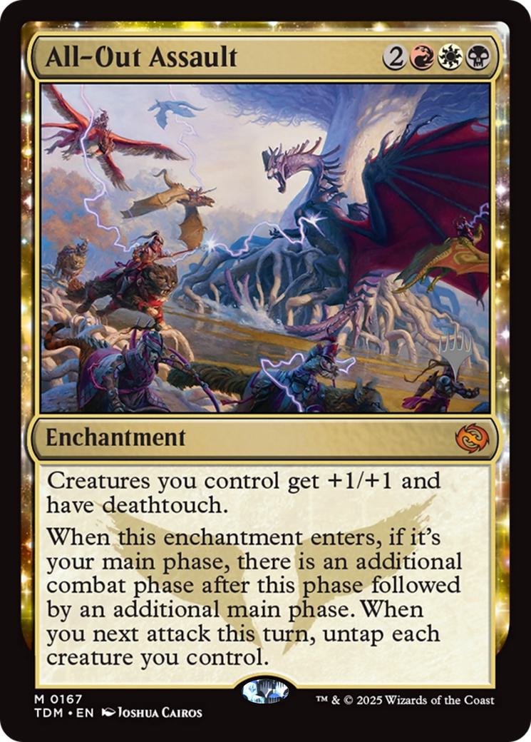 All-Out Assault [167p] [Promo Pack] [Tarkir: Dragonstorm: Promos] [Non-Foil]