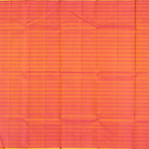 Light Green Handloom Kanchipuram Silk Saree With Checks