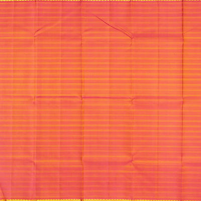 Light Green Handloom Kanchipuram Silk Saree With Checks