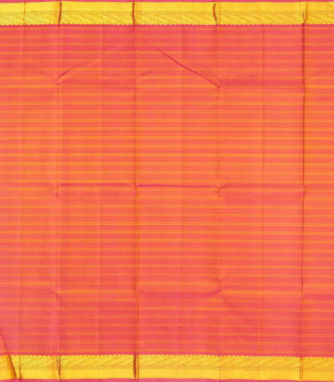 Light Green Handloom Kanchipuram Silk Saree With Checks