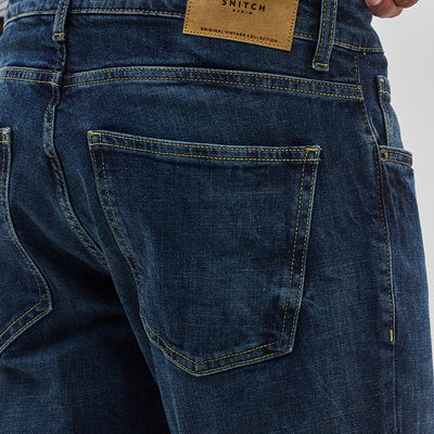 Dark Blue Bootcut Jeans